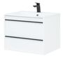 Тумба с раковиной Aquanet Lino 70 белый матовый