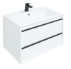 Тумба с раковиной Aquanet Lino 70 белый матовый