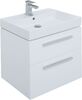 Тумба с раковиной Aquanet Nova 60 белый (2 ящика)
