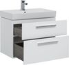 Тумба с раковиной Aquanet Nova 75 белый (2 ящика)