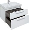 Тумба с раковиной Aquanet Nova 75 белый (2 ящика)