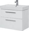 Тумба с раковиной Aquanet Nova 75 белый (2 ящика)