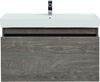 Тумба с раковиной Aquanet Nova Lite 100 дуб рошелье (1 ящик)