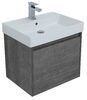 Тумба с раковиной Aquanet Nova Lite 60 дуб рошелье (1 ящик)