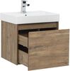 Тумба с раковиной Aquanet Nova Lite 60 дуб рустикальный (1 ящик)
