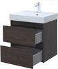 Тумба с раковиной Aquanet Nova Lite 60 дуб черный (2 ящика)