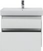 Тумба с раковиной Aquanet Nova Lite 75 белый (2 ящика)