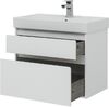 Тумба с раковиной Aquanet Nova Lite 75 белый (2 ящика)
