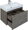 Тумба с раковиной Aquanet Nova Lite 75 дуб рошелье (1 ящик)