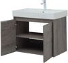 Тумба с раковиной Aquanet Nova Lite 75 дуб рошелье (2 дверцы)