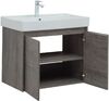 Тумба с раковиной Aquanet Nova Lite 75 дуб рошелье (2 дверцы)