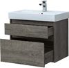 Тумба с раковиной Aquanet Nova Lite 75 дуб рошелье (2 ящика)