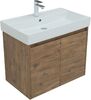 Тумба с раковиной Aquanet Nova Lite 75 дуб рустикальный (2 дверцы)