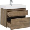 Тумба с раковиной Aquanet Nova Lite 75 дуб рустикальный (2 ящика)