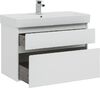 Тумба с раковиной Aquanet Nova Lite 90 белый (2 ящика)