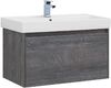 Тумба с раковиной Aquanet Nova Lite 90 дуб рошелье (1 ящик)