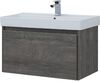 Тумба с раковиной Aquanet Nova Lite 90 дуб рошелье (1 ящик)