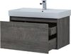 Тумба с раковиной Aquanet Nova Lite 90 дуб рошелье (1 ящик)