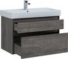 Тумба с раковиной Aquanet Nova Lite 90 дуб рошелье (2 ящика)