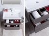Тумба с раковиной Aquanet Nova Lite 90 дуб рошелье (2 ящика)
