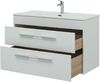 Тумба с раковиной Aquanet Августа (Flat) 100 белый