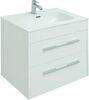 Тумба с раковиной Aquanet Августа 60 белый (ручка хром)