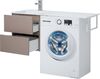 Тумба с раковиной Aquanet Алвита 120 L капучино