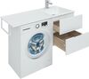 Тумба с раковиной Aquanet Алвита 120 R белый