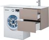 Тумба с раковиной Aquanet Алвита 120 R капучино
