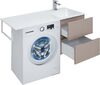 Тумба с раковиной Aquanet Алвита 120 R капучино