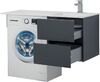 Тумба с раковиной Aquanet Алвита 120 R серый антрацит