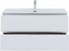 Тумба с раковиной Aquanet Алвита New 100 2 ящика, белый матовый