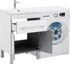 Тумба с раковиной Aquanet Верона 120 L белый (напольная, 1 ящик, 2 дверцы)