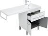 Тумба с раковиной Aquanet Верона 120 R белый (напольная, 1 ящик, 2 дверцы)