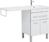 Тумба с раковиной Aquanet Верона 120 R белый (напольная, 1 ящик, 2 дверцы)