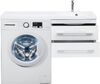 Тумба с раковиной Aquanet Верона 120 R белый (подвесная, 2 ящика)