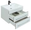 Тумба с раковиной Aquanet Верона 58 New белый матовый
