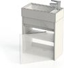 Тумба с раковиной Aquanet Лидс 50 белый