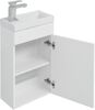 Тумба с раковиной Aquanet Нота R 40 (Moduo) белый