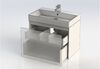 Тумба с раковиной Aquanet Нью-Йорк 70 орех