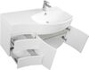 Тумба с раковиной Aquanet Опера 115 R белый (2 дверцы 2 ящика)