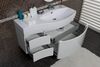 Тумба с раковиной Aquanet Опера 115 R белый (2 дверцы 2 ящика)