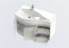 Тумба с раковиной Aquanet Сопрано 95 L белый (2 дверцы 2 ящика)