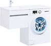 Тумба с раковиной Aquanet Токио 110 L белый (подвесная, 1 ящик)