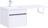 Тумба с раковиной Aquanet Токио 110 L белый (подвесная, 1 ящик)