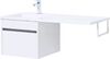 Тумба с раковиной Aquanet Токио 110 L белый (подвесная, 1 ящик)