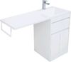Тумба с раковиной Aquanet Токио 110 R белый (напольная, 1 ящик, 2 дверцы)