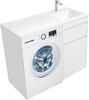 Тумба с раковиной Aquanet Токио 110 R белый (напольная, 1 ящик)