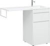 Тумба с раковиной Aquanet Токио 110 R белый (напольная, 1 ящик)