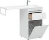 Тумба с раковиной Aquanet Токио 110 R белый (напольная, 1 ящик)